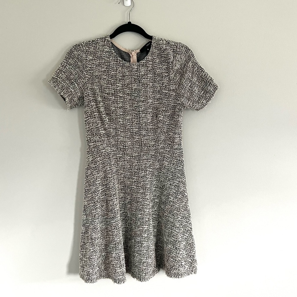 Tweed stretch mini dress